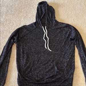 Ambiance Gray Knit Pullover Sweater with Hood